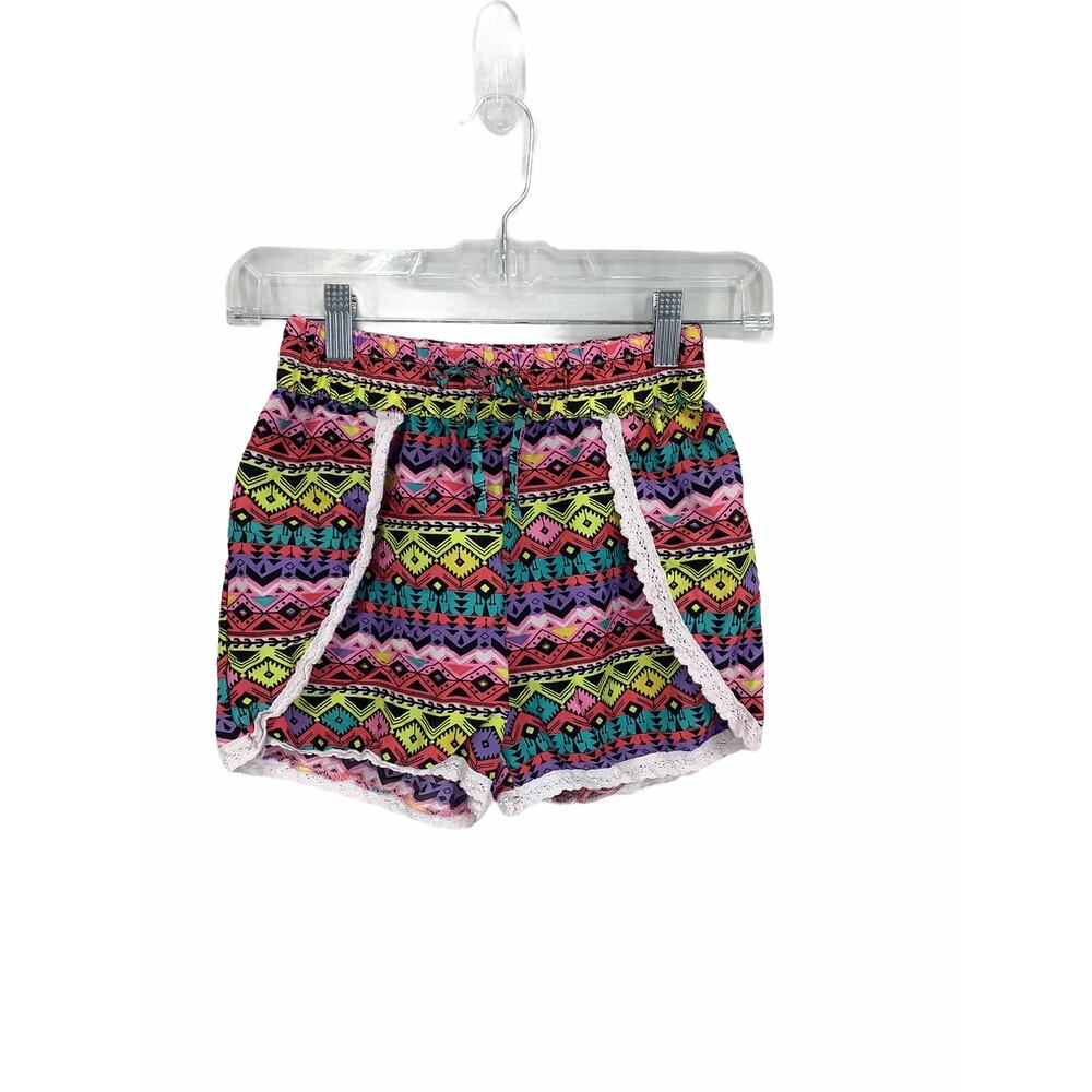 Unbranded Girl’s Multicolor Aztec Lace Shorts